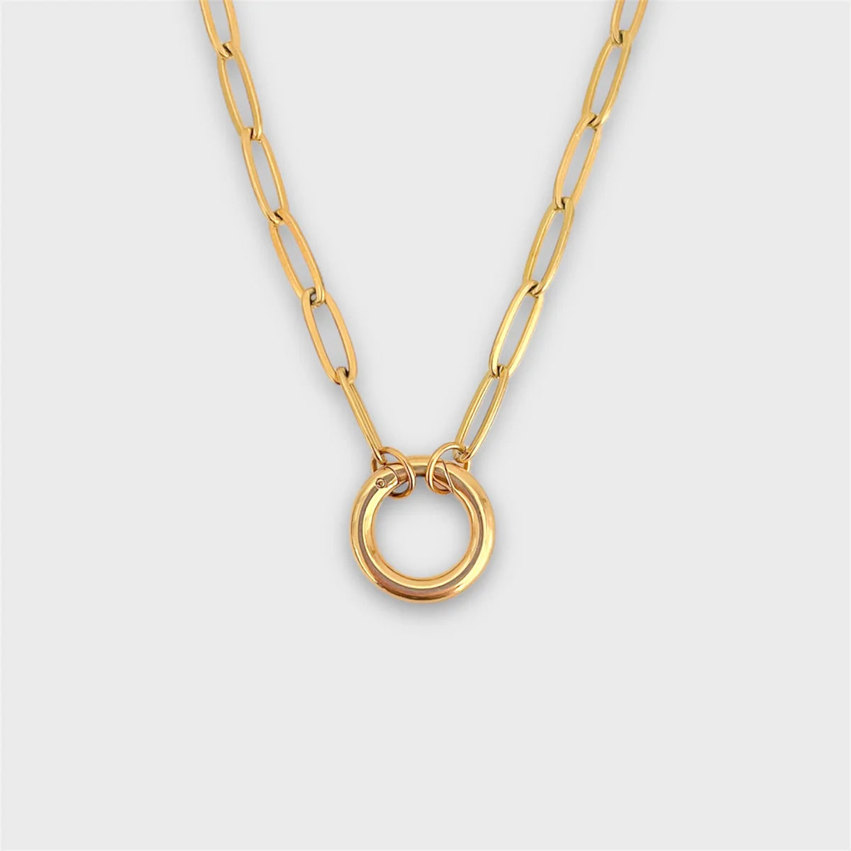 Demi Round Clasp Necklace