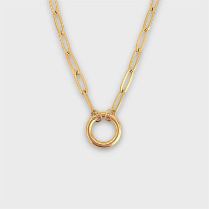 Demi Round Clasp Necklace