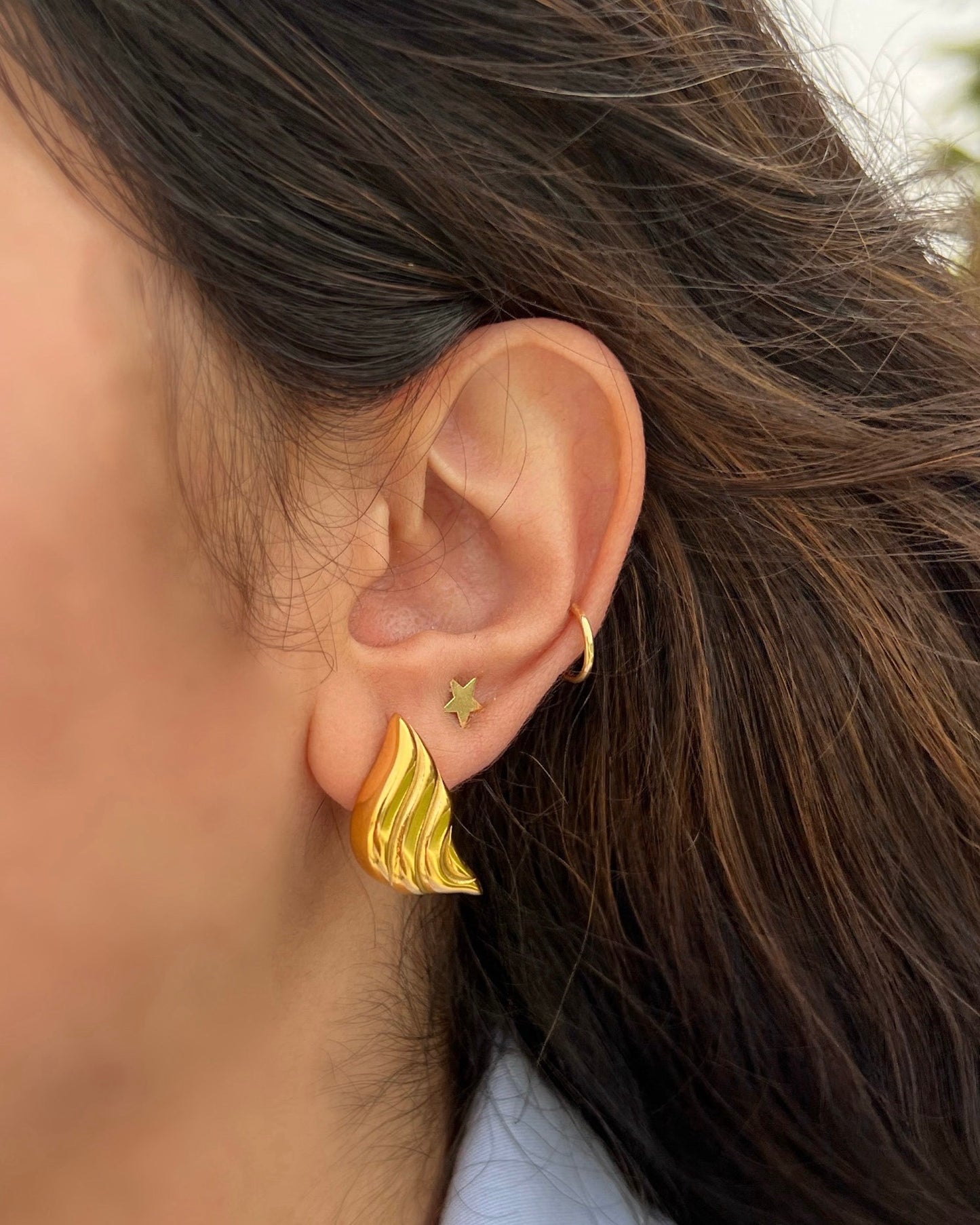 Shell Earrings / Gold