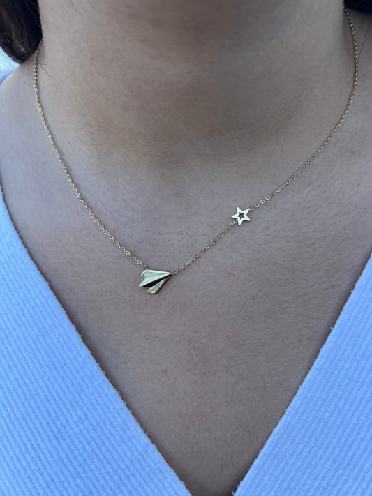 Airplane Necklace