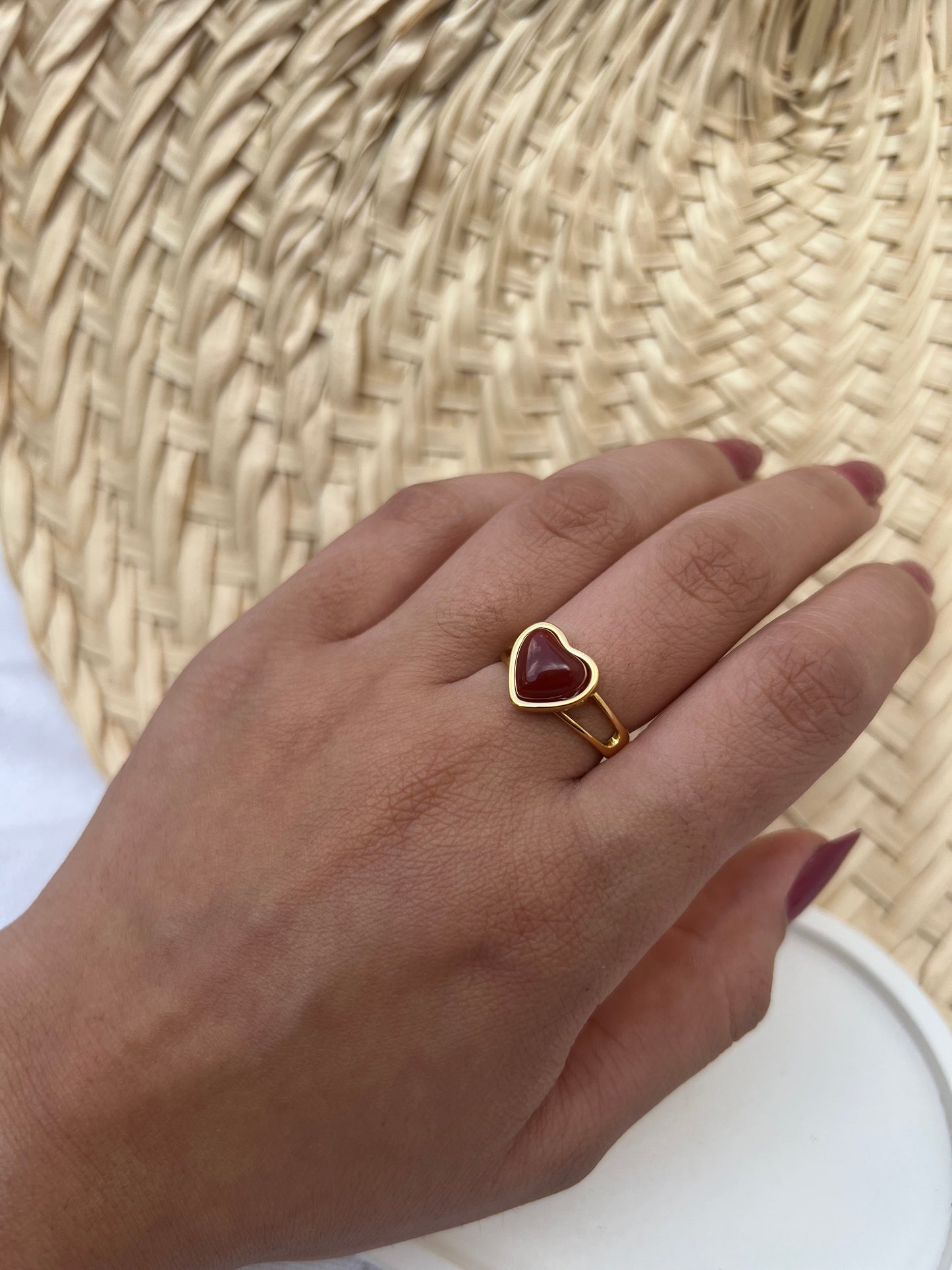 Red Heart Ring