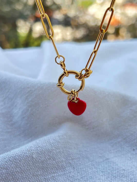 Red Heart Charm