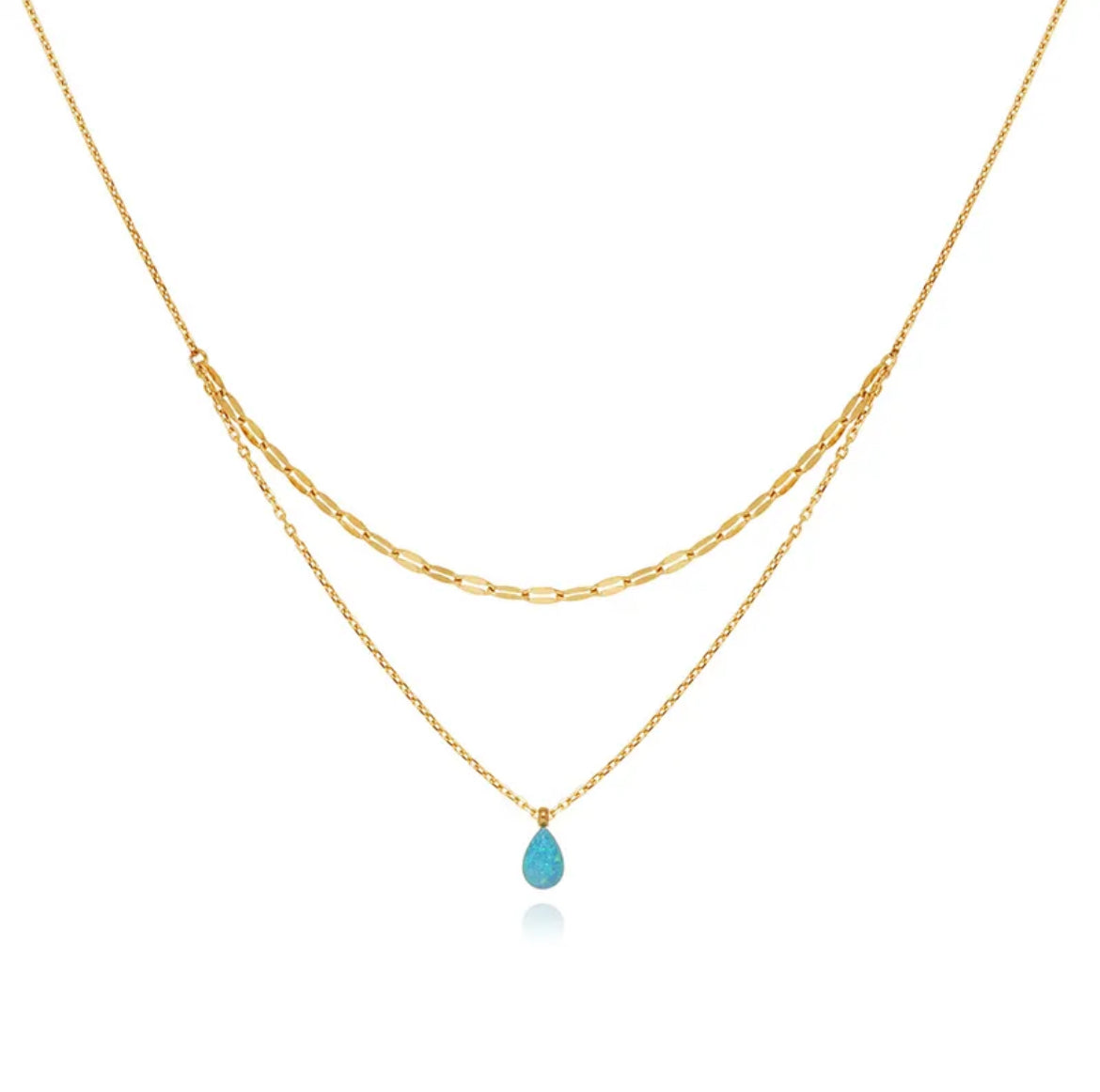 Blue Topaz Necklace