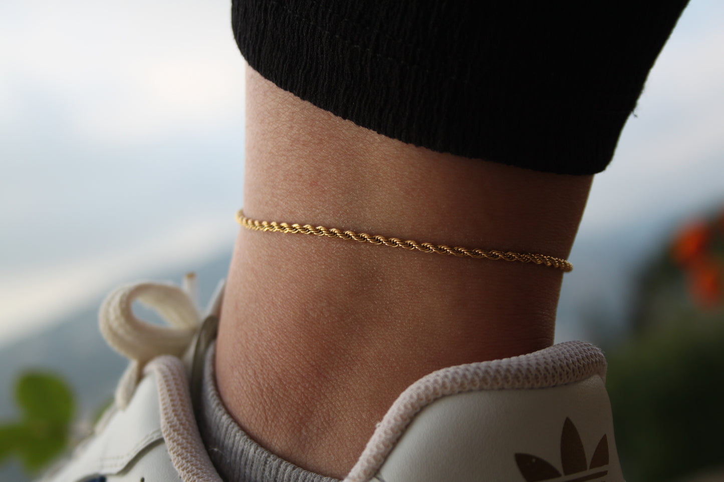 TwistedIntroducing our Twisted Anklet, a chic and eye-catching accessory that adds a touch of contemporary elegance to your ankle. This anklet features a unique twisted desStainless SteelTwisted